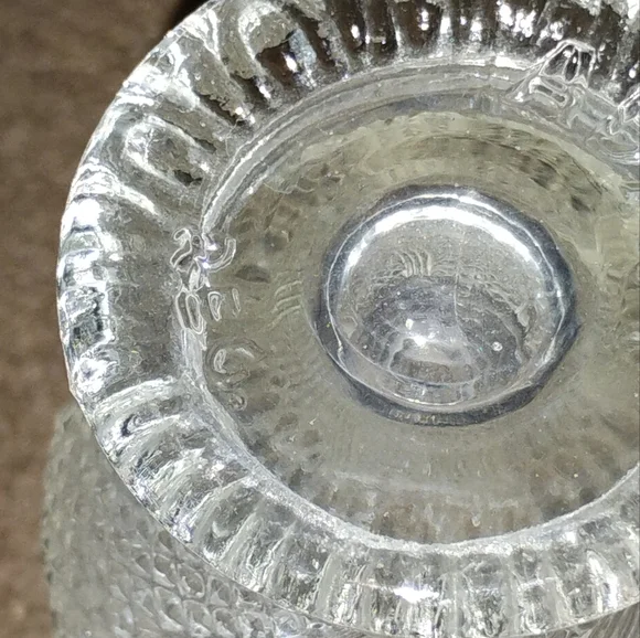 VINTAGE ADAM GLASS/  CRYSTAL EMPTY PERFUME BOTTLE,  MADE IN  ITALY! - Picture 14 of 14